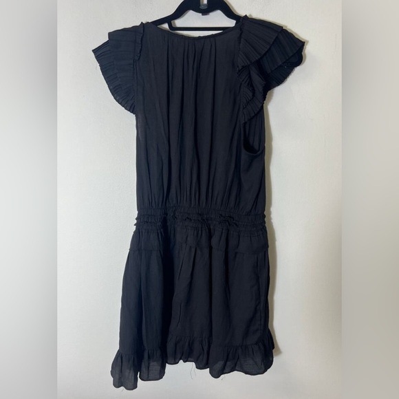 Do+Be large black ruffle dress elegant casual - Picture 3 of 4